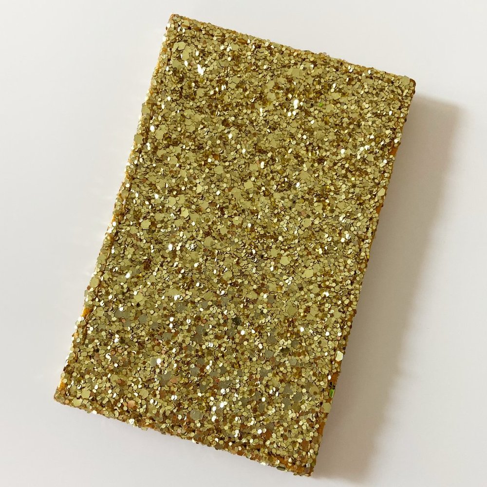 J. Crew Gold Glitter Magic Wallet